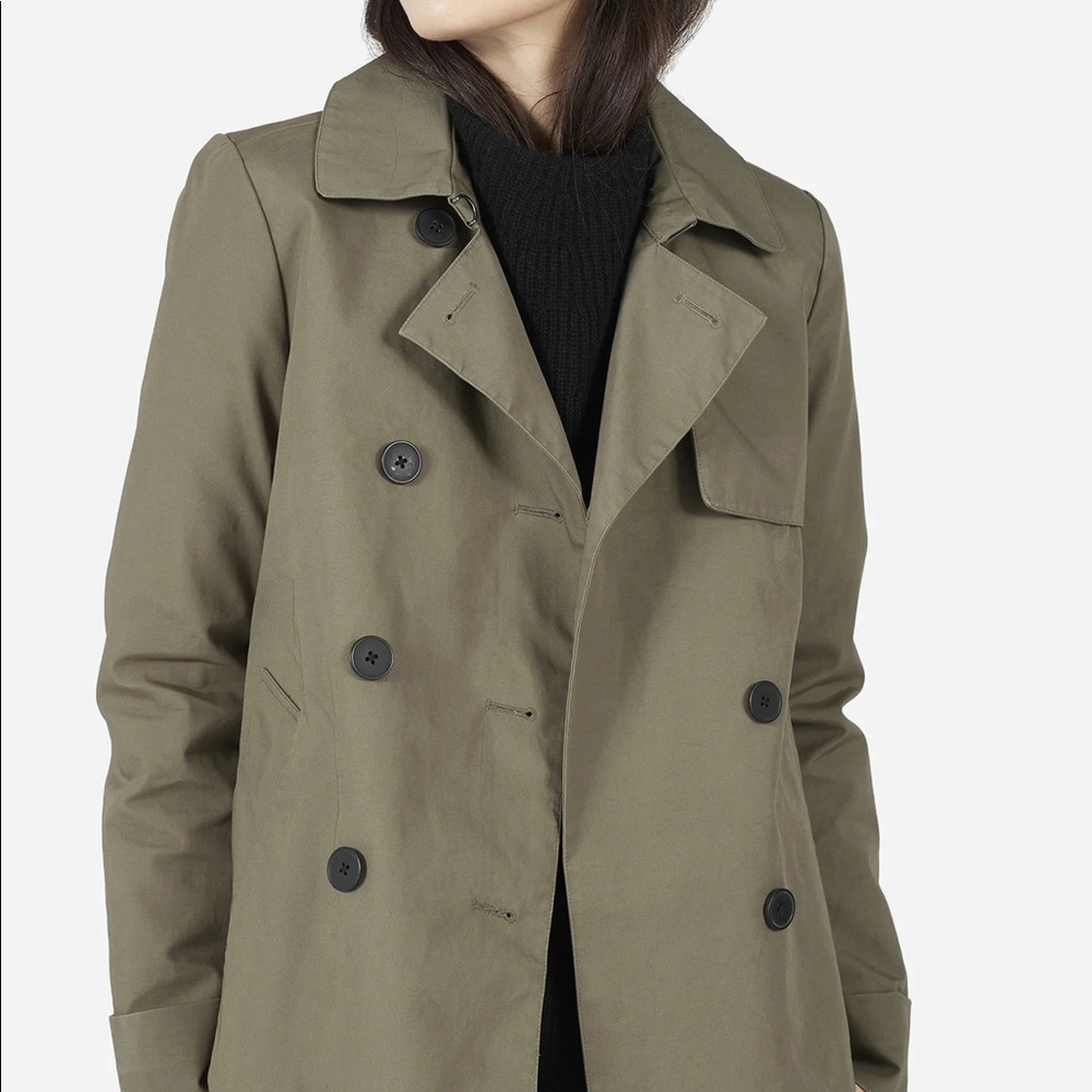 Everlane Sage Swing Trench Coat